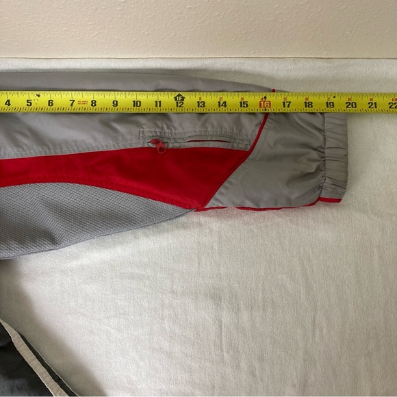 Paramount jacket full zip hooded Red/Gray Women’s Sz M￼ - Picture 14 of 16